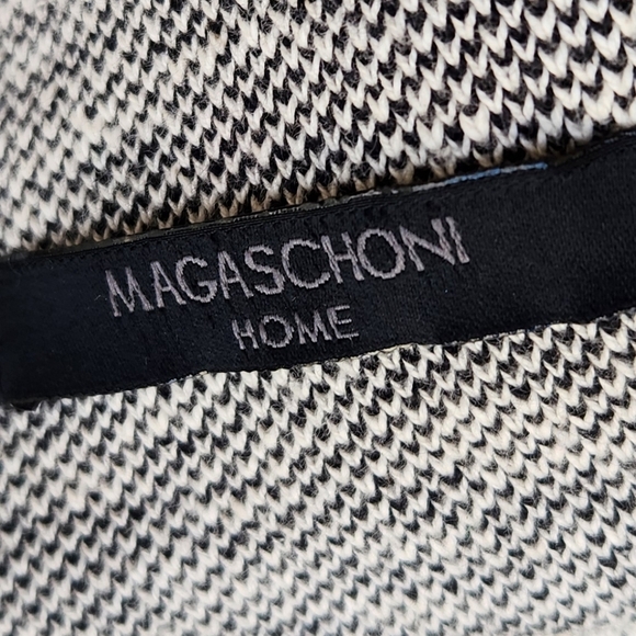 Magaschoni  Black White Halloween long Pillow 3 Skulls NWT Retail $72.00‎ Each - Picture 4 of 5